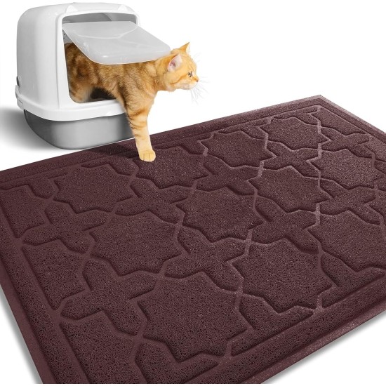 Yimobra Cat Litter Tray Catcher Mat Easy Clean Non-Slip Water Resistant Soft Pet Litter Floor Mats Non Phthalate 90x120cm Beige Yimobra Cat Litter Tray Catcher Mat Easy Clean Non-Slip Water Resistant Soft Pet Litter Floor Mats Non Phthalate 90x120cm Beige