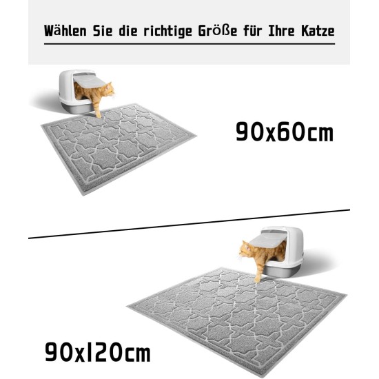 Yimobra Cat Litter Tray Catcher Mat Easy Clean Non-Slip Water Resistant Soft Pet Litter Floor Mats Non Phthalate 90x120cm Beige Yimobra Cat Litter Tray Catcher Mat Easy Clean Non-Slip Water Resistant Soft Pet Litter Floor Mats Non Phthalate 90x120cm Beige