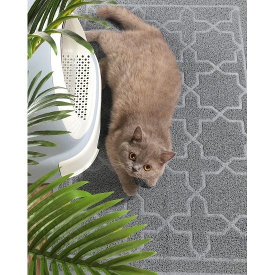 Yimobra Cat Litter Tray Catcher Mat Easy Clean Non-Slip Water Resistant Soft Pet Litter Floor Mats Non Phthalate 90x120cm Beige Yimobra Cat Litter Tray Catcher Mat Easy Clean Non-Slip Water Resistant Soft Pet Litter Floor Mats Non Phthalate 90x120cm Beige