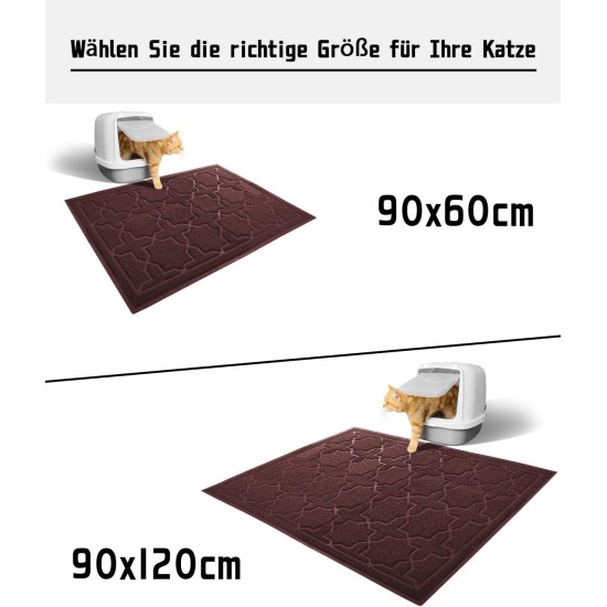 Yimobra Cat Litter Tray Catcher Mat Easy Clean Non-Slip Water Resistant Soft Pet Litter Floor Mats Non Phthalate 90x120cm Beige Yimobra Cat Litter Tray Catcher Mat Easy Clean Non-Slip Water Resistant Soft Pet Litter Floor Mats Non Phthalate 90x120cm Beige