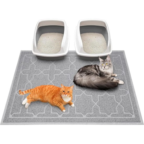 Yimobra Cat Litter Tray Catcher Mat Easy Clean Non-Slip Water Resistant Soft Pet Litter Floor Mats Non Phthalate 90x120cm Beige Yimobra Cat Litter Tray Catcher Mat Easy Clean Non-Slip Water Resistant Soft Pet Litter Floor Mats Non Phthalate 90x120cm Beige