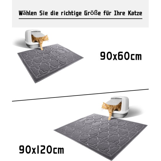 Yimobra Cat Litter Tray Catcher Mat Easy Clean Non-Slip Water Resistant Soft Pet Litter Floor Mats Non Phthalate 90x120cm Beige Yimobra Cat Litter Tray Catcher Mat Easy Clean Non-Slip Water Resistant Soft Pet Litter Floor Mats Non Phthalate 90x120cm Beige