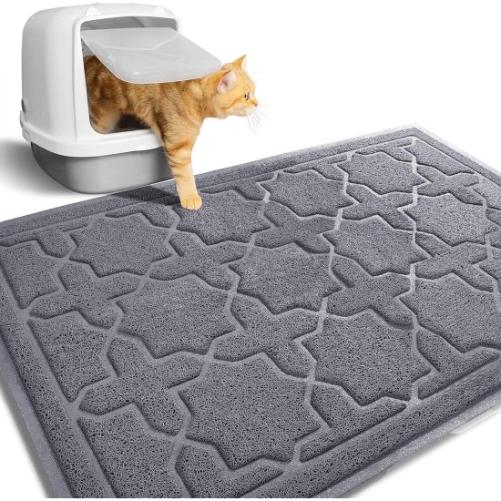 Yimobra Cat Litter Tray Catcher Mat Easy Clean Non-Slip Water Resistant Soft Pet Litter Floor Mats Non Phthalate 90x120cm Beige Yimobra Cat Litter Tray Catcher Mat Easy Clean Non-Slip Water Resistant Soft Pet Litter Floor Mats Non Phthalate 90x120cm Beige