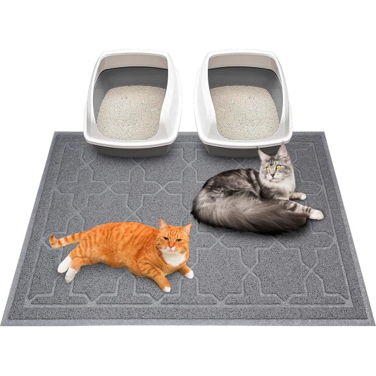 Yimobra Cat Litter Tray Catcher Mat Easy Clean Non-Slip Water Resistant Soft Pet Litter Floor Mats Non Phthalate 90x120cm Beige Yimobra Cat Litter Tray Catcher Mat Easy Clean Non-Slip Water Resistant Soft Pet Litter Floor Mats Non Phthalate 90x120cm Beige