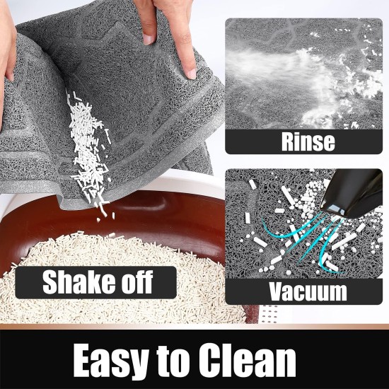 Yimobra Cat Litter Tray Catcher Mat Easy Clean Non-Slip Water Resistant Soft Pet Litter Floor Mats Non Phthalate 90x120cm Beige Yimobra Cat Litter Tray Catcher Mat Easy Clean Non-Slip Water Resistant Soft Pet Litter Floor Mats Non Phthalate 90x120cm Beige