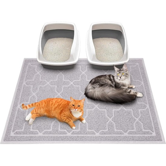Yimobra Cat Litter Tray Catcher Mat Easy Clean Non-Slip Water Resistant Soft Pet Litter Floor Mats Non Phthalate 90x120cm Beige Yimobra Cat Litter Tray Catcher Mat Easy Clean Non-Slip Water Resistant Soft Pet Litter Floor Mats Non Phthalate 90x120cm Beige