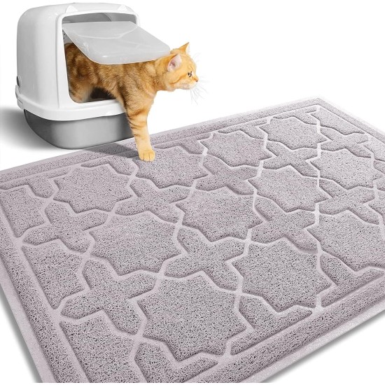 Yimobra Cat Litter Tray Catcher Mat Easy Clean Non-Slip Water Resistant Soft Pet Litter Floor Mats Non Phthalate 90x120cm Beige Yimobra Cat Litter Tray Catcher Mat Easy Clean Non-Slip Water Resistant Soft Pet Litter Floor Mats Non Phthalate 90x120cm Beige