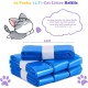 ZONJIE Refill Bags for Cat Litter, Pack of 10 4.5 m Litter G-enie Refill Bags, Scented Refill Cassettes for Cat Litter, Replacement Bags Compatible with G-enie (Blue) ZONJIE Refill Bags for Cat Litter, Pack of 10 4.5 m Litter G-enie Refill Bags, Scented Refill Cassettes for Cat Litter, Replacement Bags Compatible with G-enie (Blue)