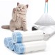 Zouwel Cat Litter Tray Liners, Durable with Drawstring, Scratch Resistant and Leak-Proof, Recycled Cat Litter Box Liners for Medium Pets, 45 x 94 cm, 40 Pack Zouwel Cat Litter Tray Liners, Durable with Drawstring, Scratch Resistant and Leak-Proof, Recycled Cat Litter Box Liners for Medium Pets, 45 x 94 cm, 40 Pack