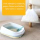 Zouwel Cat Litter Tray Liners, Durable with Drawstring, Scratch Resistant and Leak-Proof, Recycled Cat Litter Box Liners for Medium Pets, 45 x 94 cm, 40 Pack Zouwel Cat Litter Tray Liners, Durable with Drawstring, Scratch Resistant and Leak-Proof, Recycled Cat Litter Box Liners for Medium Pets, 45 x 94 cm, 40 Pack