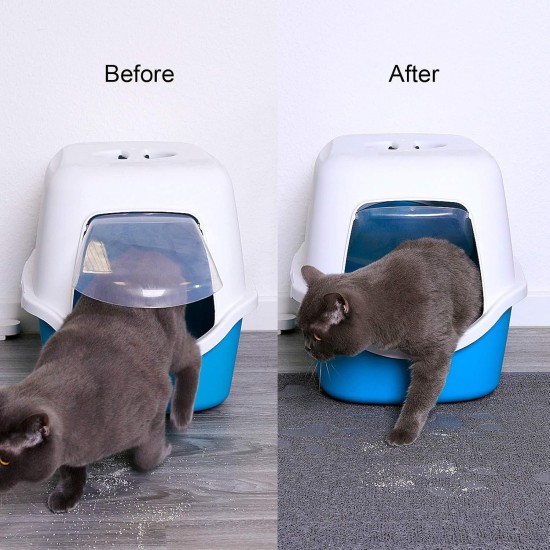 dibea Cat Litter Tray Mat, Cat Toilet Mat, Various Sizes dibea Cat Litter Tray Mat, Cat Toilet Mat, Various Sizes