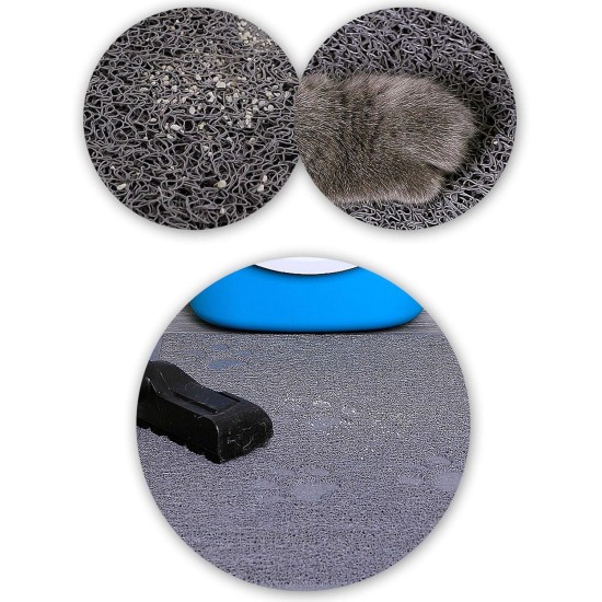 dibea Cat Litter Tray Mat, Cat Toilet Mat, Various Sizes dibea Cat Litter Tray Mat, Cat Toilet Mat, Various Sizes