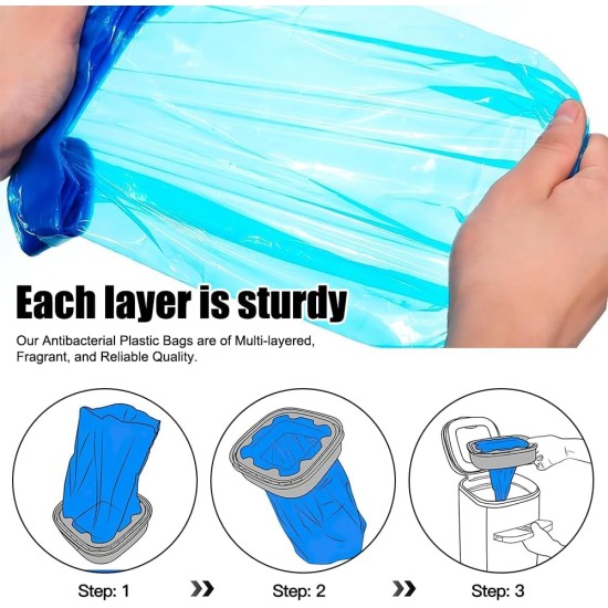 iKALULA Pack of 10 Refill Bags for Cat Litter, Odour-Proof Nappy Bin Refill Film, Refill Bag for Litter Locker Compatible with All Nappy Bins Cat Litter Disposal Buckets iKALULA Pack of 10 Refill Bags for Cat Litter, Odour-Proof Nappy Bin Refill Film, Refill Bag for Litter Locker Compatible with All Nappy Bins Cat Litter Disposal Buckets