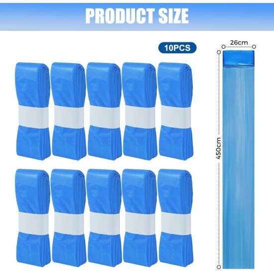 iKALULA Pack of 10 Refill Bags for Cat Litter, Odour-Proof Nappy Bin Refill Film, Refill Bag for Litter Locker Compatible with All Nappy Bins Cat Litter Disposal Buckets iKALULA Pack of 10 Refill Bags for Cat Litter, Odour-Proof Nappy Bin Refill Film, Refill Bag for Litter Locker Compatible with All Nappy Bins Cat Litter Disposal Buckets