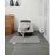 lionto Cat Litter Mat for Cat Litter Tray with Non-Slip Coating, 61 x 38 x 1.3 cm, Cat Litter Mat, Waterproof & Easy to Clean, Effective Absorption of Cat Litter in Honeycomb Design, Grey lionto Cat Litter Mat for Cat Litter Tray with Non-Slip Coating, 61 x 38 x 1.3 cm, Cat Litter Mat, Waterproof & Easy to Clean, Effective Absorption of Cat Litter in Honeycomb Design, Grey