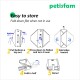petisfam Portable Cat Litter Tray Travel No Leakage and Odour One-Handed Carry for Cats in Hotel, Car, Plane petisfam Portable Cat Litter Tray Travel No Leakage and Odour One-Handed Carry for Cats in Hotel, Car, Plane