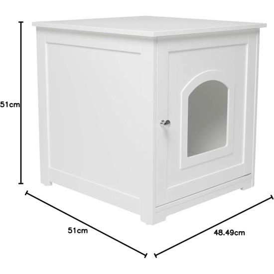 zoovilla Kitty Cat Litter Tray - White zoovilla Kitty Cat Litter Tray - White