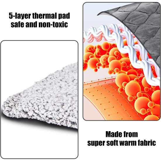 1 x Pet Sleeping Mat, Pet Blanket, Pet Heating Pad, Comfortable and Warm, Suitable for Keeping Pets Warm. (40 x 50 cm) 1 x Pet Sleeping Mat, Pet Blanket, Pet Heating Pad, Comfortable and Warm, Suitable for Keeping Pets Warm. (40 x 50 cm)