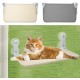 2 Window Lounger for Cats, 52 x 30 cm, Cat Hammock with Sturdy Suction Cups, Cat Window Lounger, Foldable Cat Bed, Window, Windowsill, Cat Lounger, up to 20 kg, for Smooth Surfaces 2 Window Lounger for Cats, 52 x 30 cm, Cat Hammock with Sturdy Suction Cups, Cat Window Lounger, Foldable Cat Bed, Window, Windowsill, Cat Lounger, up to 20 kg, for Smooth Surfaces