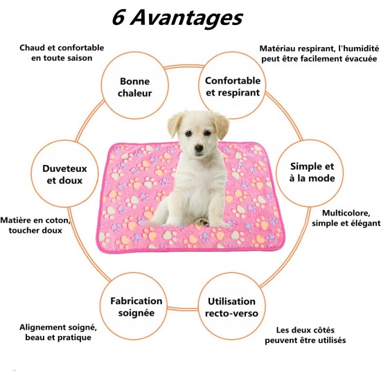 3 Pieces Large Soft Fleece Blanket for Dogs Cats Dogs Cats Rabbits and Other Pets (Brown+Pink+Beige) 3 Pieces Large Soft Fleece Blanket for Dogs Cats Dogs Cats Rabbits and Other Pets (Brown+Pink+Beige)
