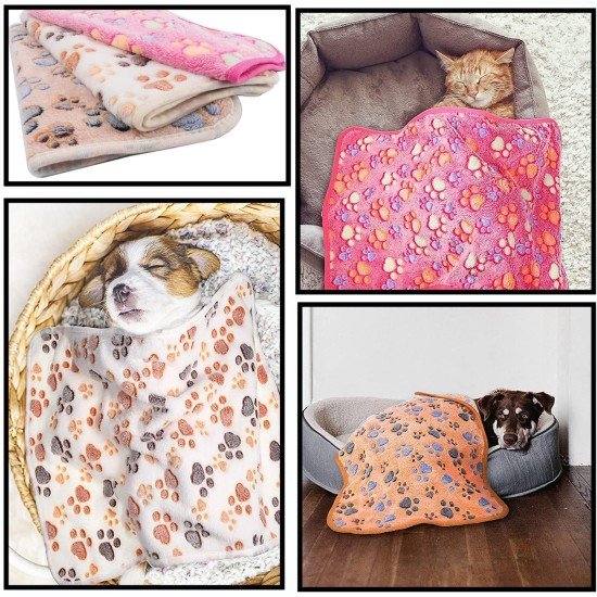 3 Pieces Large Soft Fleece Blanket for Dogs Cats Dogs Cats Rabbits and Other Pets (Brown+Pink+Beige) 3 Pieces Large Soft Fleece Blanket for Dogs Cats Dogs Cats Rabbits and Other Pets (Brown+Pink+Beige)