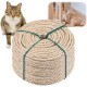 40 m Natural Sisal Rope for Scratching Post - Robust Cat Scratching Post Replacement Rope - Ideal for Household, Garden, DIY & Decoration - Durable Scratching Rope for Happy Cats - 6 mm Diameter (40 m