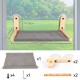 ALL FOR PAWS Katzenhängematte am Fenster für Hauskatzen – Kabellos Design, Extra große Saugnäpfe, Fenster-anliegend zusammenklappbar, Grau ALL FOR PAWS Katzenhängematte am Fenster für Hauskatzen – Kabellos Design, Extra große Saugnäpfe, Fenster-anliegend zusammenklappbar, Grau