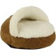 ALL FOR PAWS Lamb Cozy Snuggle 2.5kg Tan Cat Bed ALL FOR PAWS Lamb Cozy Snuggle 2.5kg Tan Cat Bed