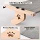 AMOSIJOY Cat Window Lounger, Sturdy Cat Hammock with Wooden and Metal Frame for Large Cats, Easily Adjustable Cat Bed for Windowsill, Bed Side, Drawer and Cabinet AMOSIJOY Cat Window Lounger, Sturdy Cat Hammock with Wooden and Metal Frame for Large Cats, Easily Adjustable Cat Bed for Windowsill, Bed Side, Drawer and Cabinet