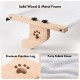 AMOSIJOY Cat Window Lounger, Sturdy Cat Hammock with Wooden and Metal Frame for Large Cats, Easily Adjustable Cat Bed for Windowsill, Bed Side, Drawer and Cabinet AMOSIJOY Cat Window Lounger, Sturdy Cat Hammock with Wooden and Metal Frame for Large Cats, Easily Adjustable Cat Bed for Windowsill, Bed Side, Drawer and Cabinet