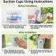 AMOSIJOY Wireless Cat Window Pole, Cat Hammock with 4 Suction Cups, Solid Metal Frame and Reversible Cover, Foldable Cat Beds for Indoor Cats