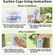 AMOSIJOY Wireless Cat Window Pole, Cat Hammock with 4 Suction Cups, Solid Metal Frame and Reversible Cover, Foldable Cat Beds for Indoor Cats