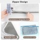 AMOSIJOY Wireless Cat Window Pole, Cat Hammock with 4 Suction Cups, Solid Metal Frame and Reversible Cover, Foldable Cat Beds for Indoor Cats