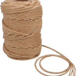 ASelected Jute Cord 50 m x 6 mm Sisal Scratching Post Jute Rope Sisal Rope for Scratching / Garden Bunching / Repairing Scratching Post ASelected Jute Cord 50 m x 6 mm Sisal Scratching Post Jute Rope Sisal Rope for Scratching / Garden Bunching / Repairing Scratching Post