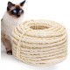 Abio Sisal Rope for Scratching Post 6 mm 10 m Sisal Rope 100% Natural Cat Accessories Household Garden Decoration DIY Scratching Rope 6 mm 10 m Abio Sisal Rope for Scratching Post 6 mm 10 m Sisal Rope 100% Natural Cat Accessories Household Garden Decoration DIY Scratching Rope 6 mm 10 m