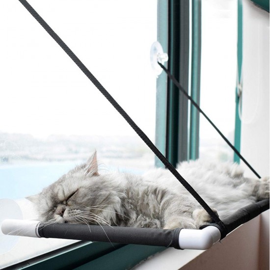 Afufu Cat Window Seats, Cat Accessories, Window Lounger Hammock for Climbing Wall Kitty, 10 kg Afufu Cat Window Seats, Cat Accessories, Window Lounger Hammock for Climbing Wall Kitty, 10 kg