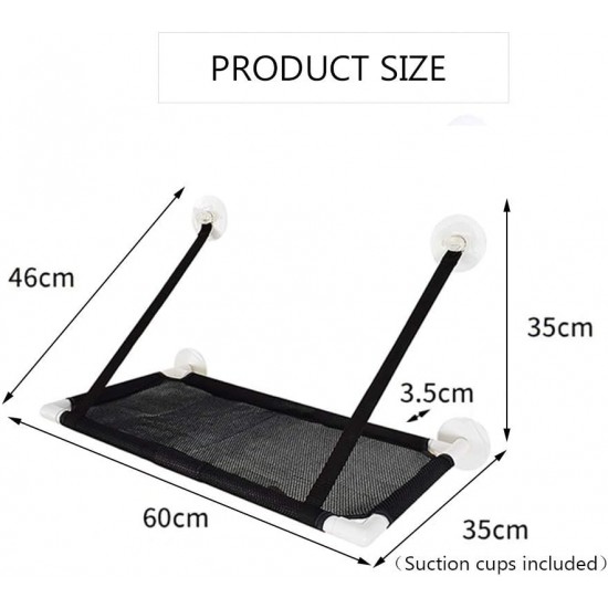 Afufu Cat Window Seats, Cat Accessories, Window Lounger Hammock for Climbing Wall Kitty, 10 kg Afufu Cat Window Seats, Cat Accessories, Window Lounger Hammock for Climbing Wall Kitty, 10 kg