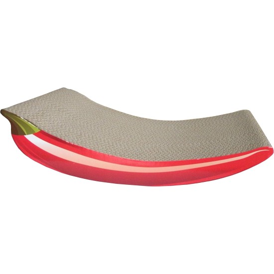 Agrobiothers Aime Reversible Cat Scratching Board Long Life 40 x 22 x 9 cm 100% Recycled Chilli Shape Agrobiothers Aime Reversible Cat Scratching Board Long Life 40 x 22 x 9 cm 100% Recycled Chilli Shape