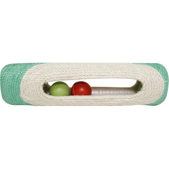 Aime XXL Cat Scratching Post Tube Mint + 3 Balls 29 cm Pack of 1 Aime XXL Cat Scratching Post Tube Mint + 3 Balls 29 cm Pack of 1
