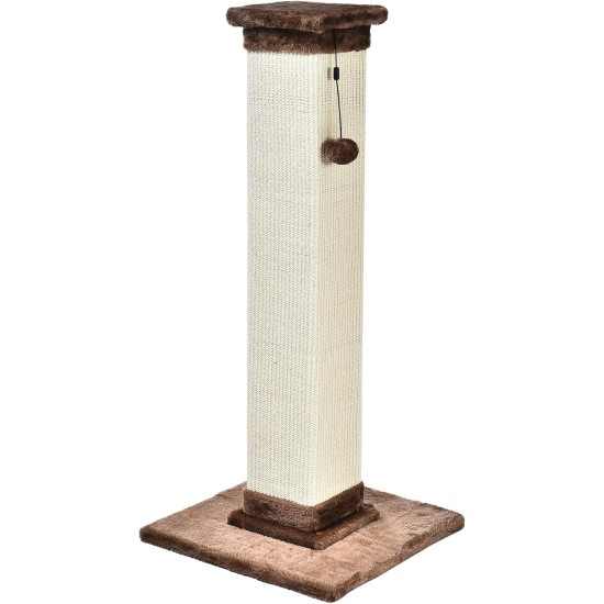Amazon Basics Medium Cat Scratching Post, 40.01 x 40.01 x 80.01 cm, Grey Amazon Basics Medium Cat Scratching Post, 40.01 x 40.01 x 80.01 cm, Grey