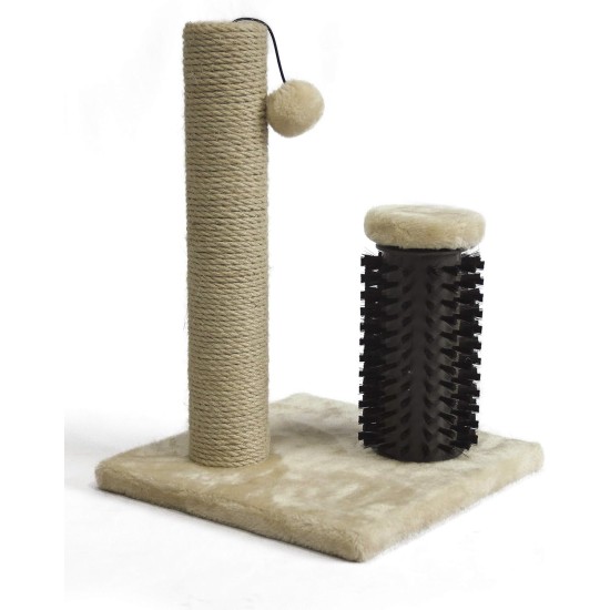 Amazon Basics Medium Cat Scratching Post, 40.01 x 40.01 x 80.01 cm, Grey Amazon Basics Medium Cat Scratching Post, 40.01 x 40.01 x 80.01 cm, Grey