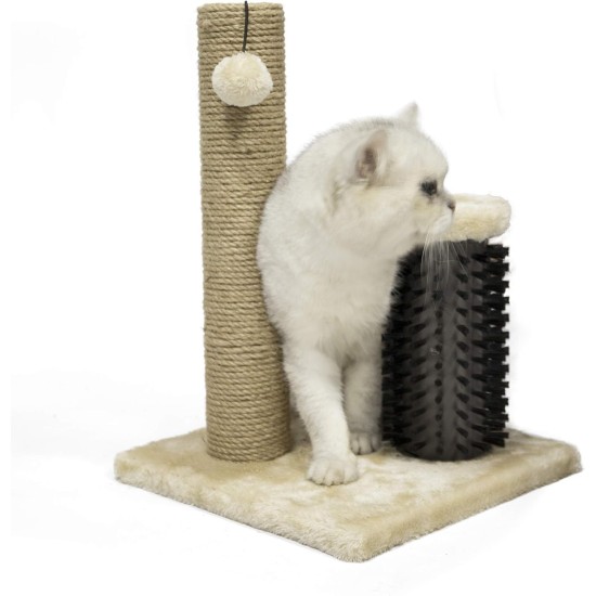 Amazon Basics Medium Cat Scratching Post, 40.01 x 40.01 x 80.01 cm, Grey Amazon Basics Medium Cat Scratching Post, 40.01 x 40.01 x 80.01 cm, Grey