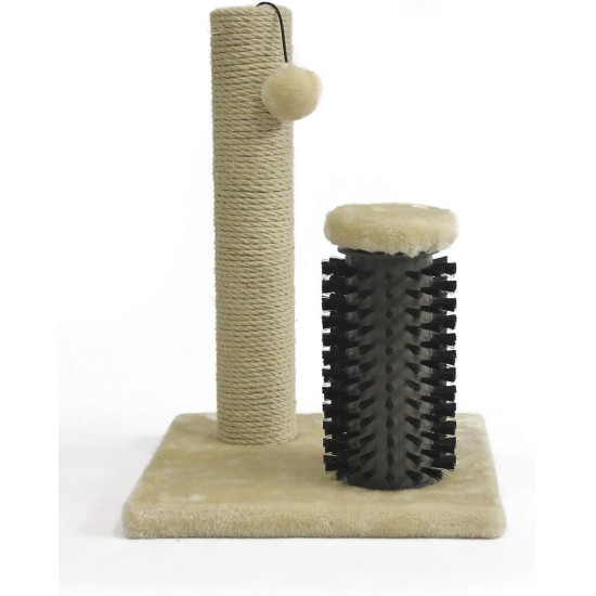 Amazon Basics Medium Cat Scratching Post, 40.01 x 40.01 x 80.01 cm, Grey Amazon Basics Medium Cat Scratching Post, 40.01 x 40.01 x 80.01 cm, Grey