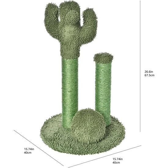 Amazon Basics Medium Cat Scratching Post, 40.01 x 40.01 x 80.01 cm, Grey Amazon Basics Medium Cat Scratching Post, 40.01 x 40.01 x 80.01 cm, Grey