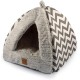 Ancol Plush Cat Pyramid Bed Ancol Plush Cat Pyramid Bed