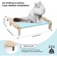 Arkyomi Cat Hammock Window Lounger, 2-in-1 Wooden Cat Hammock and Cat Bed, Cat Balcony for Windows, Cat Lounger, Windowsill, Cat, Window Seats for Large Multiple Cats Arkyomi Cat Hammock Window Lounger, 2-in-1 Wooden Cat Hammock and Cat Bed, Cat Balcony for Windows, Cat Lounger, Windowsill, Cat, Window Seats for Large Multiple Cats