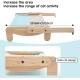 Arkyomi Cat Hammock Window Lounger, 2-in-1 Wooden Cat Hammock and Cat Bed, Cat Balcony for Windows, Cat Lounger, Windowsill, Cat, Window Seats for Large Multiple Cats Arkyomi Cat Hammock Window Lounger, 2-in-1 Wooden Cat Hammock and Cat Bed, Cat Balcony for Windows, Cat Lounger, Windowsill, Cat, Window Seats for Large Multiple Cats