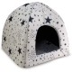 Arquivet Igloo Black Stars for Dogs and Cats with Removable Cushion 40 x 40 x 45 cm Pet Cave Dog Bed for Dogs and Cats Arquivet Igloo Black Stars for Dogs and Cats with Removable Cushion 40 x 40 x 45 cm Pet Cave Dog Bed for Dogs and Cats