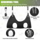 Autrucker Pet Grooming Hammock, Cat Grooming Hammock, Dog Grooming Hammock Set, Pet Nail Trimming Harness, Pet Bath Shower Accessories, Dog Grooming Sling (L, Black) Autrucker Pet Grooming Hammock, Cat Grooming Hammock, Dog Grooming Hammock Set, Pet Nail Trimming Harness, Pet Bath Shower Accessories, Dog Grooming Sling (L, Black)