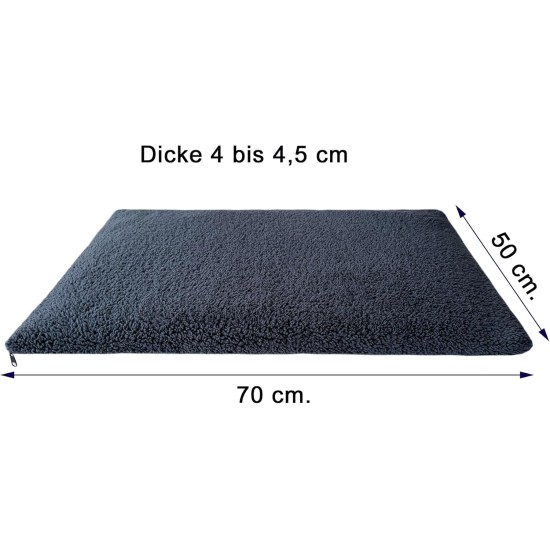 Aveanit Self-Heating Blanket for Cats and Dogs, Washable Thermal Blanket Cat Cushion, Pets Heat Mat, Washable Puppy Thermal Blanket, Self-Warming Winter Warmth Dog Mat, Colour Graphite, 70 x 50 cm Aveanit Self-Heating Blanket for Cats and Dogs, Washable Thermal Blanket Cat Cushion, Pets Heat Mat, Washable Puppy Thermal Blanket, Self-Warming Winter Warmth Dog Mat, Colour Graphite, 70 x 50 cm
